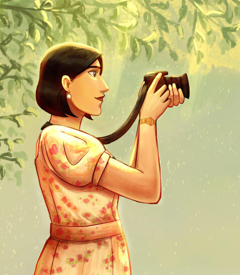 Painting of Benushki and Troy